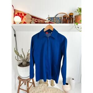 Vintage 1970s David Fox Sherman Oaks Full Zip Dress Shirt